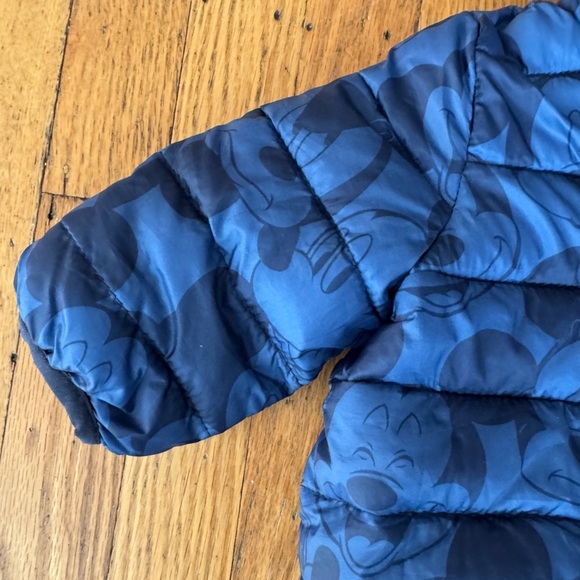 Baby GAP Disney Navy Blue Puffer Jacket size 0-6 months - Picture 3 of 12